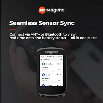 (美品)magene c506 cコンピュータ C506 Smart GPS Bike Computer
